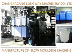 60L plastic barrel blow molding machine, jerrycan blow moulding machine