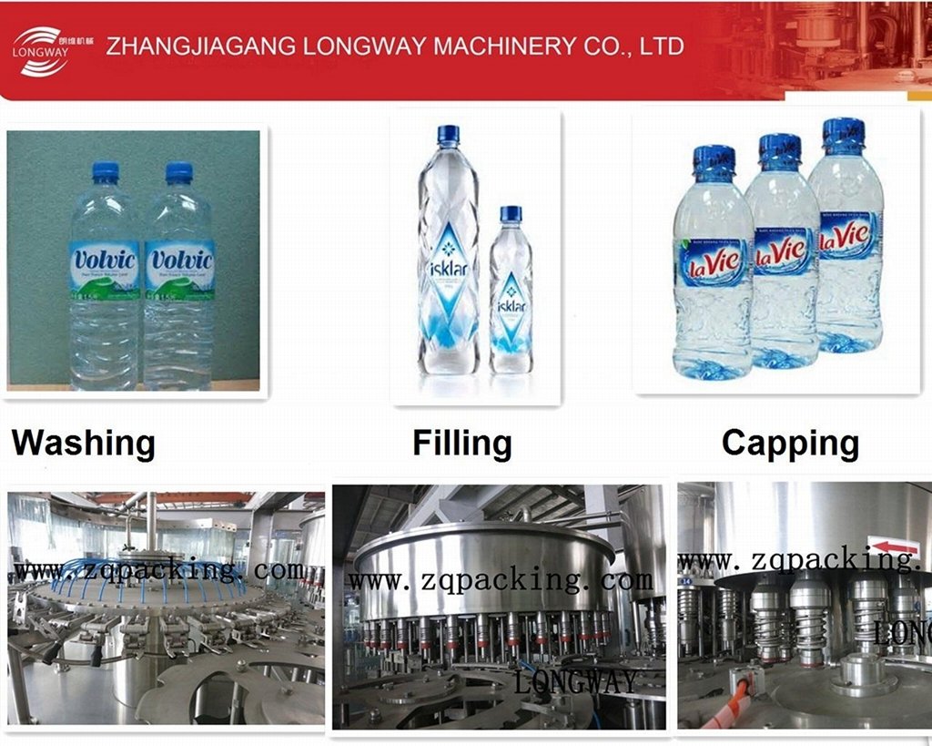 Full Automatic Water Bottling Equipment For Mineral/Pure Water Filling 