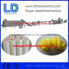 extruded chewing pet food machine/jam center pet snacks processing line