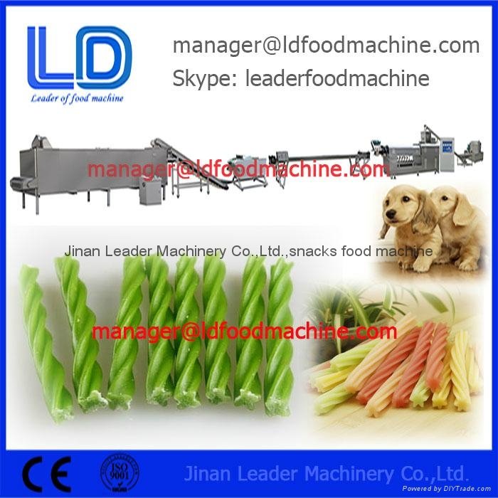 pet chewing / jam center pet food processing machine