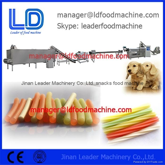  chewing dog food machine, jam center pet food machine