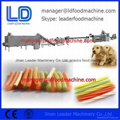 chewing dog food machine, jam center pet food machine