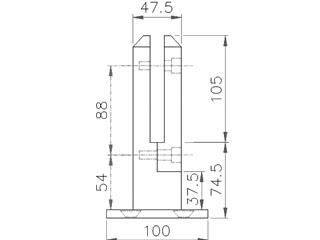 glass pool fencing clamp 2