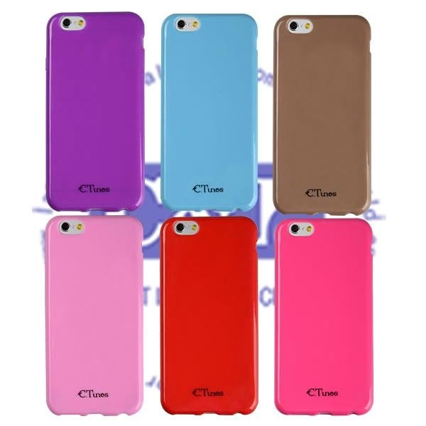 C&T 2014 new arrival black soft tpu case for apple iphone 6 4