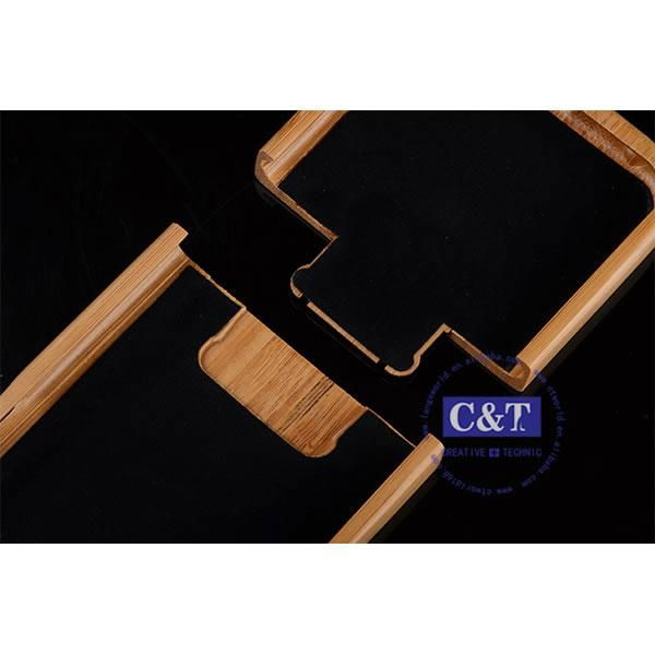C&T Fashion Cool Genuine Natural Bamboo Wooden Wood Case Cover for iPhone 6 2