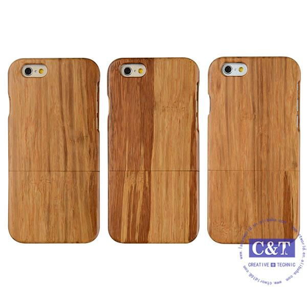 C&T Fashion Cool Genuine Natural Bamboo Wooden Wood Case Cover for iPhone 6 3