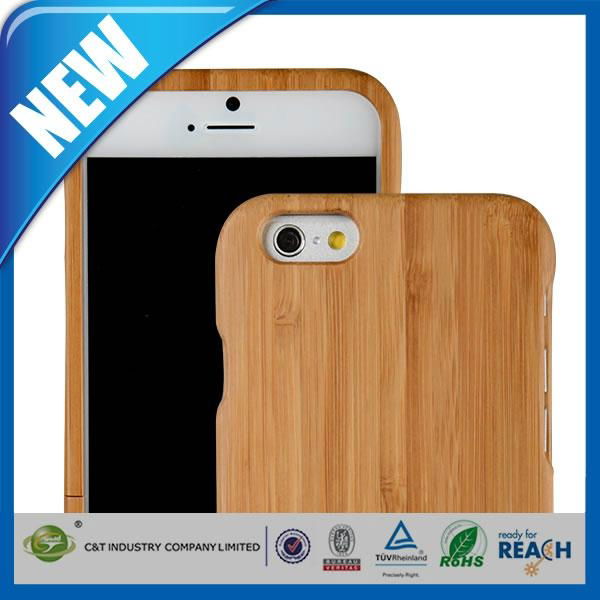 C&T Fashion Cool Genuine Natural Bamboo Wooden Wood Case Cover for iPhone 6