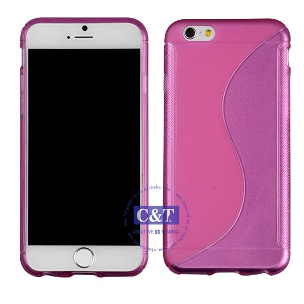 C&T S Series Transparent Clear Back TPU Protective Cover Case for iphone 6 plus 2