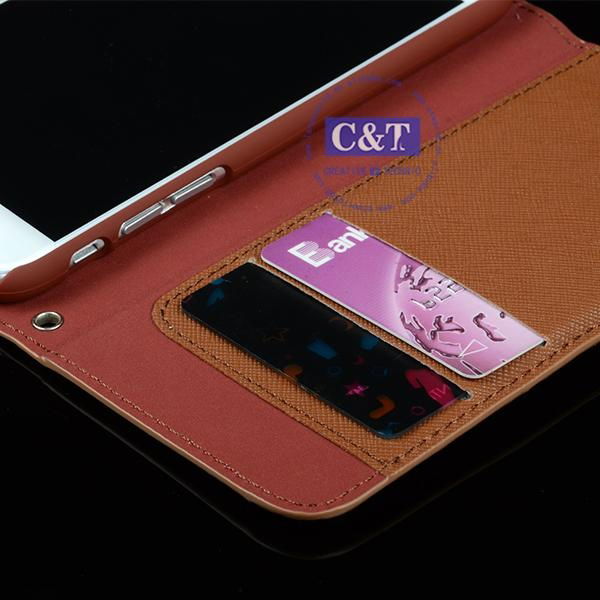 C&T Premium Genuine Leather Ultra Slim Sleeve Cover Pouch Case for iPhone 6  4