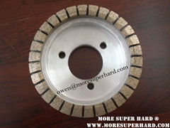 Metal diamond grinding wheel for glass grinding