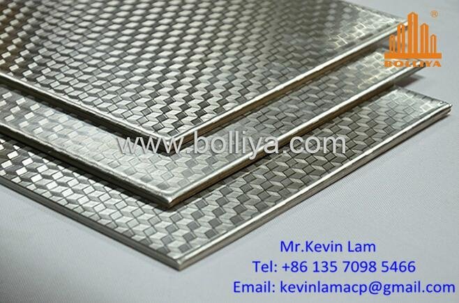 Titanium-zinc composite panel sandwich board acm 4