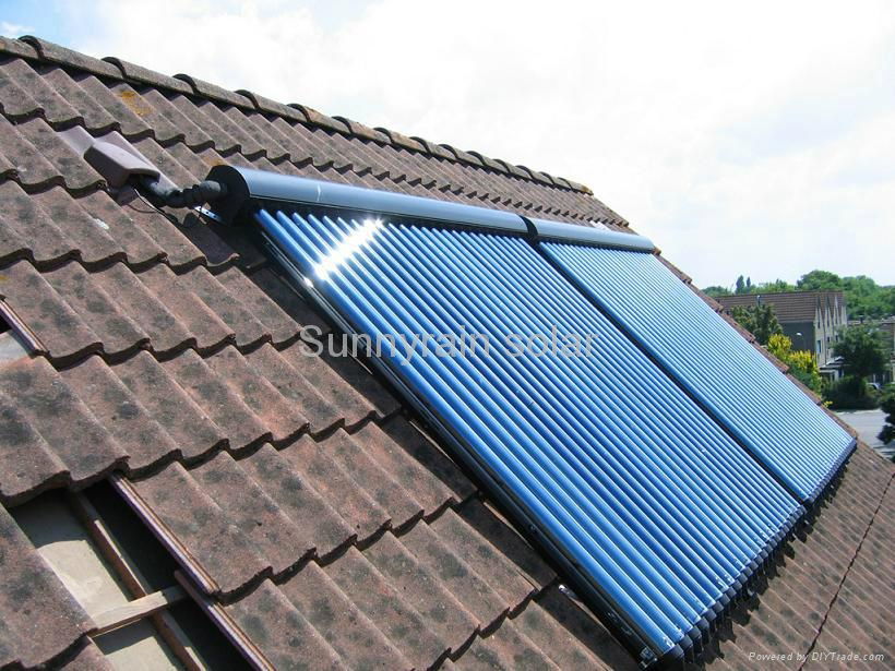 Sunnyrain solar collector with heat pipe（15tube） 3