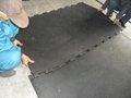 Interlocking rubber cow mat