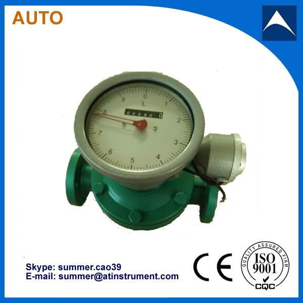  DN25 diesel fuel flow meteroval gear flow meter with high quality  3