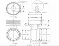 Capacitive pressure sensor usd for assemble DP pressure and pressure transmitter 8