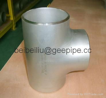ASTM A312 TP316L ASME B16.9 Stainless Steel Equal Tee  4
