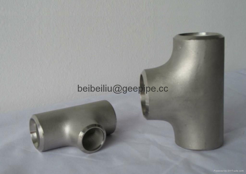 ASTM A312 TP316 ASME B16.9 Stainless Steel Reducing Tee  4