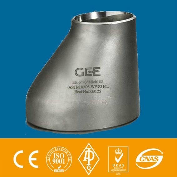 ASME B16.9 Stainless Steel Eccentric Reducer 