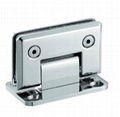 90 degree double side shower hinge