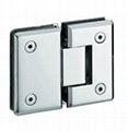 180 degree moving shower hinge