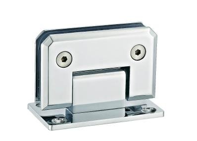 90 degree double side wall to glass shower hinge