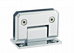 90 degree double side wall to glass shower hinge