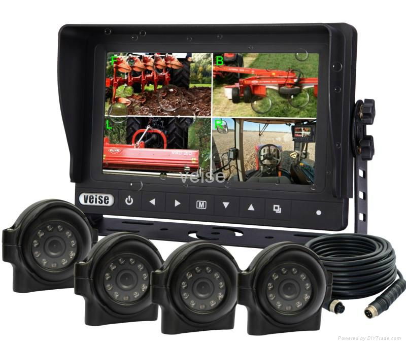 7 Inch Quad Monitor Camera Systems