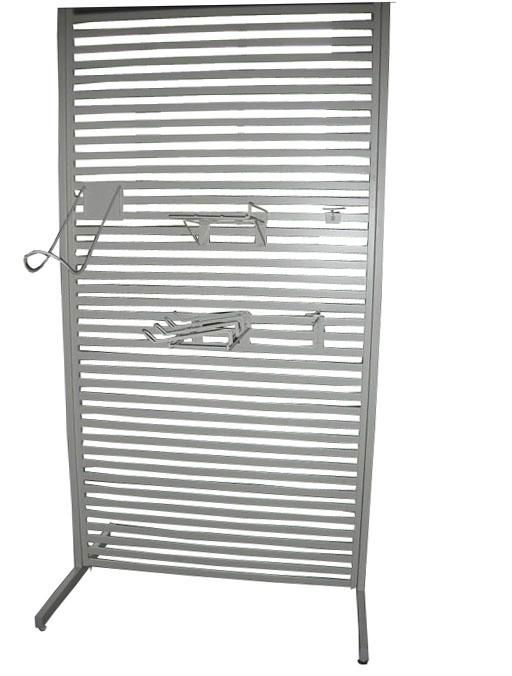 Bar backing panel shelving (for clothes)