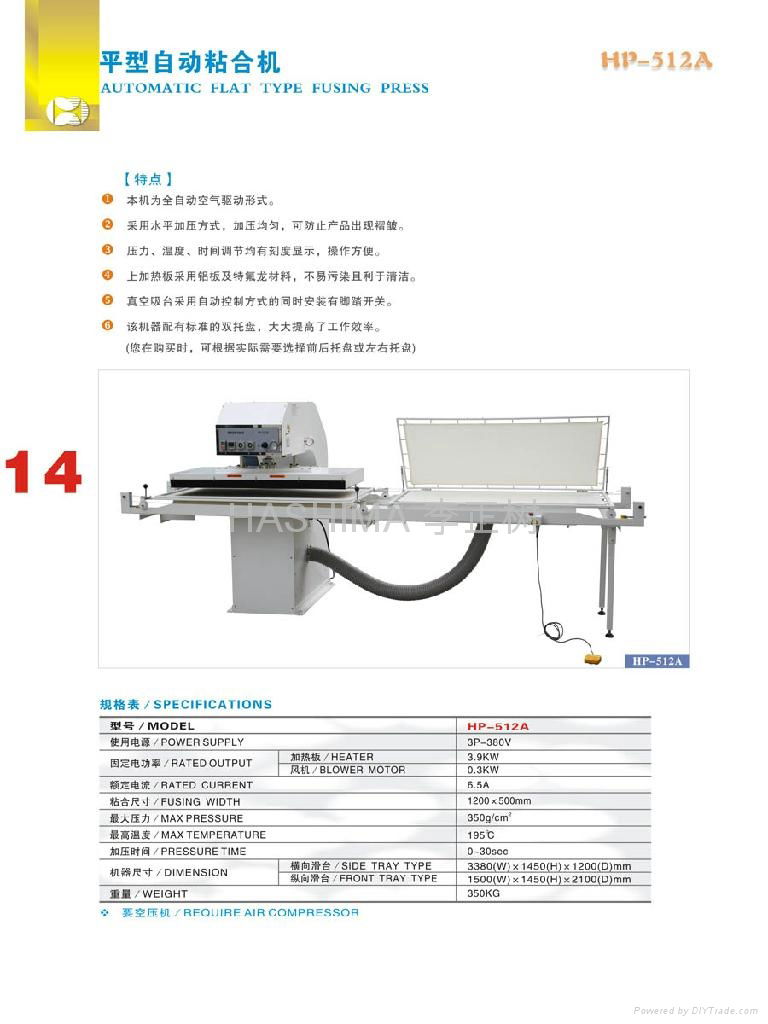 羽岛HASHIMA HP-512A 平型自动粘合机 4