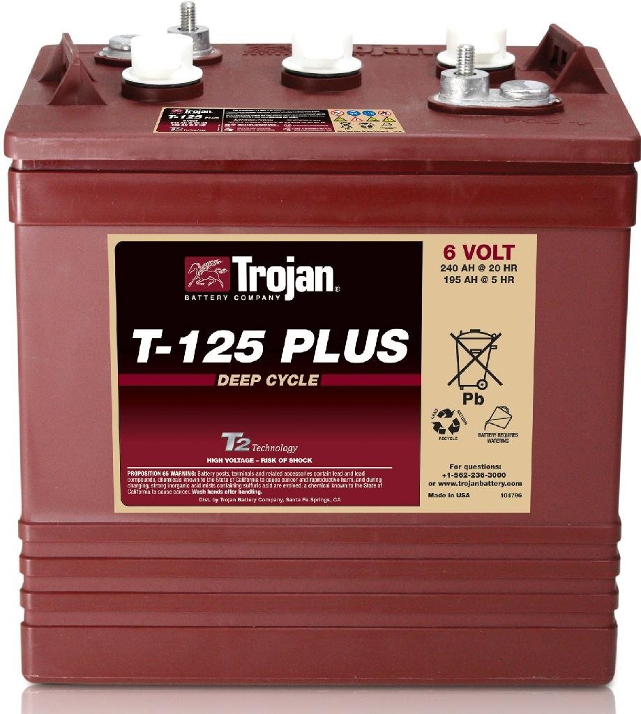 Trojan电池 T-125
