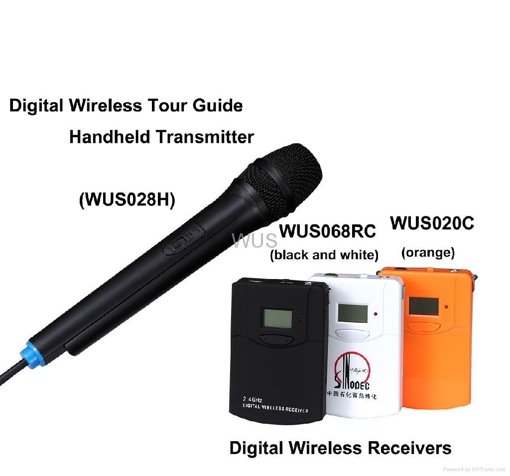 UHF digital wireless transmission audio guide system 2