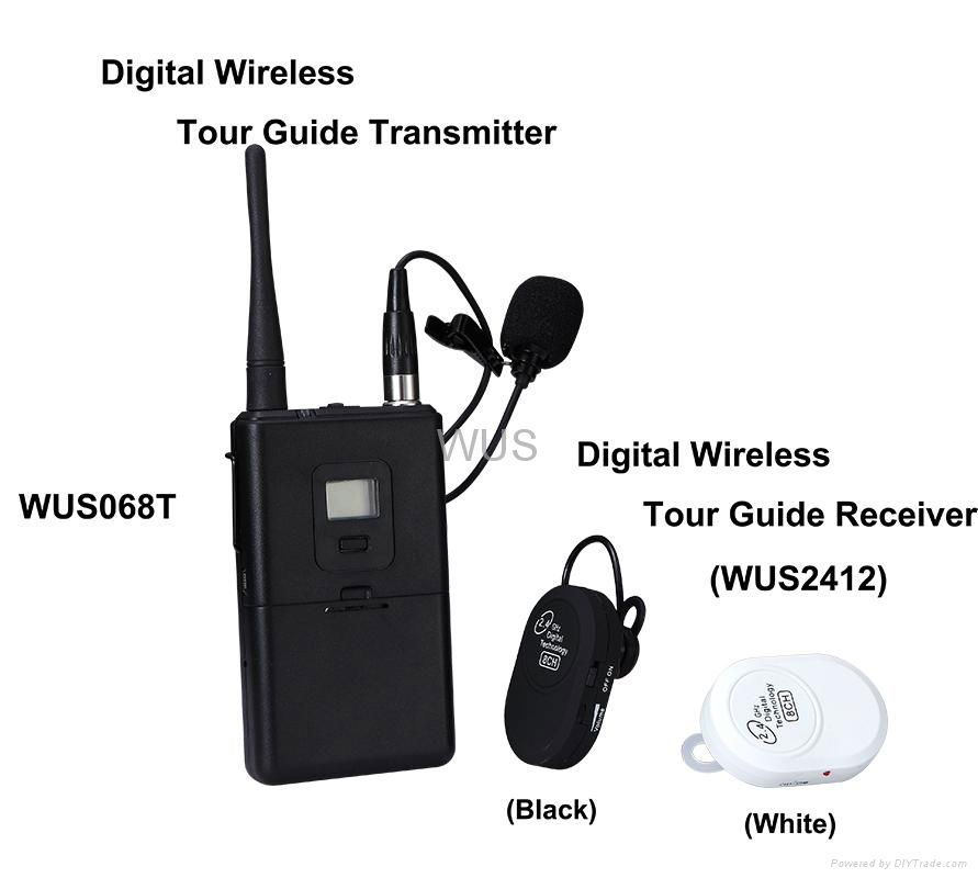 2.4G Digital Group Explain Device tour guide transimission 3