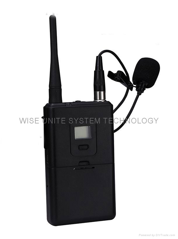 UHF Tour Guide System 2.4GHz transmitter and receiver 3