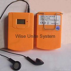 Wireless digital guide receiver and transmitters