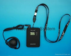 WUS069 UHF One-way Radio Guide System for guided tours in factory