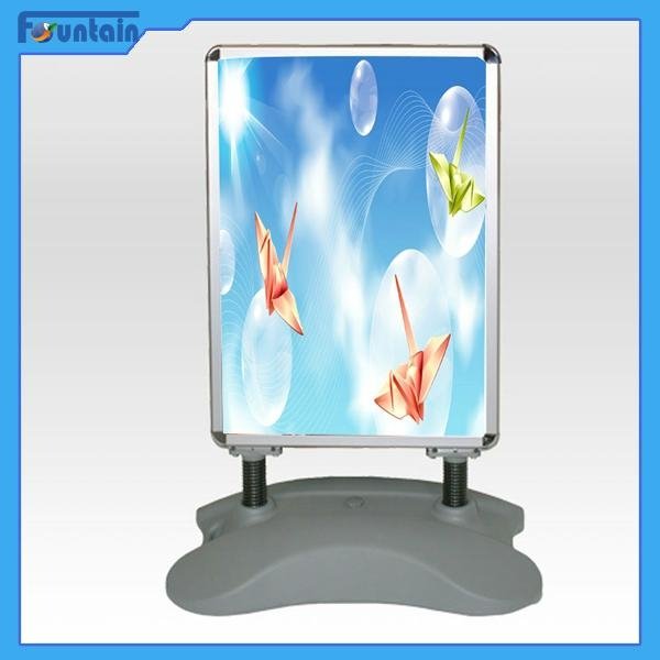 A1/A0 double side Protable outdoor sidewalk water base poster display stand 4