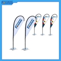 Flag Banner Poster Pole Stand Display/teardrop advertising banner stand 2