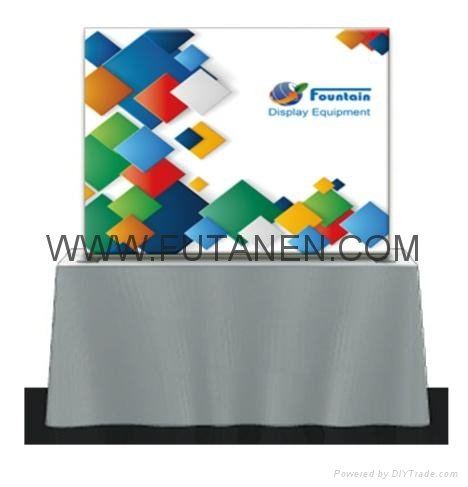 20ft Curve Tradeshow stretch fabric display Pop-Up Trade Show Booth Display Bann 3