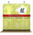 Wave Line Tension Fabric Display For Trade Show and Advertising 5