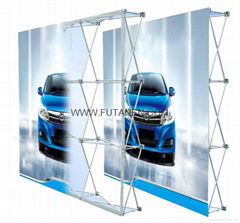 custom easy to assemble portable modular trade show display booth design with gr