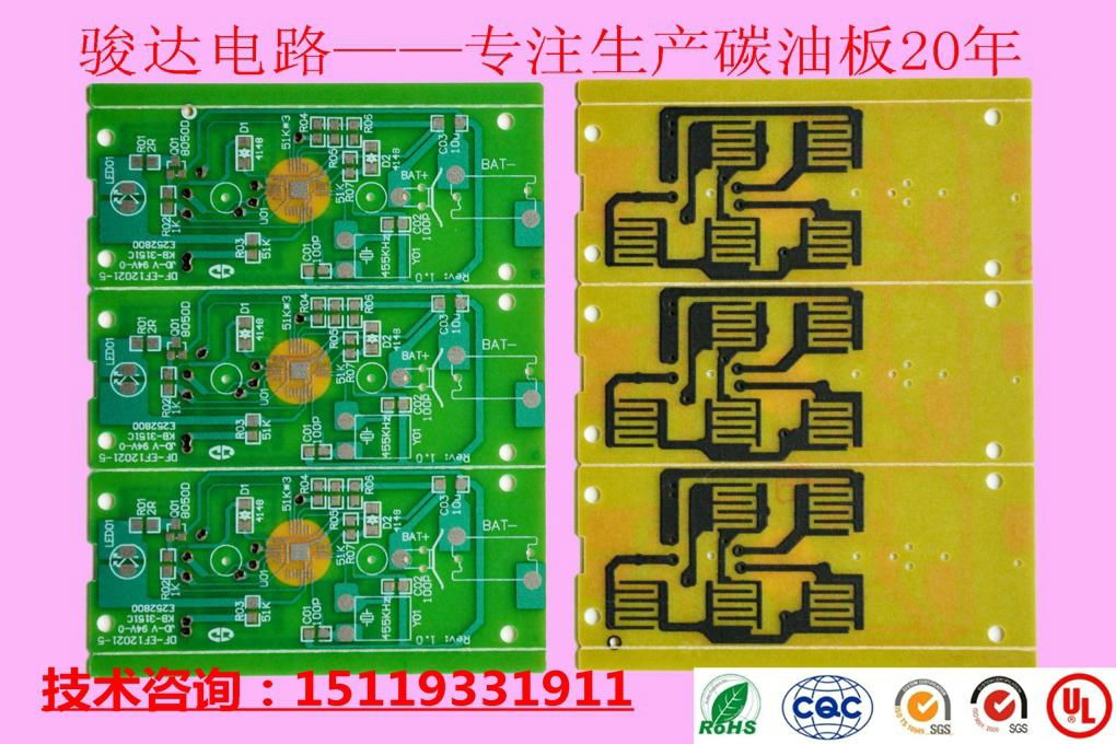 Carbon-carbon single cardboard filling key oil