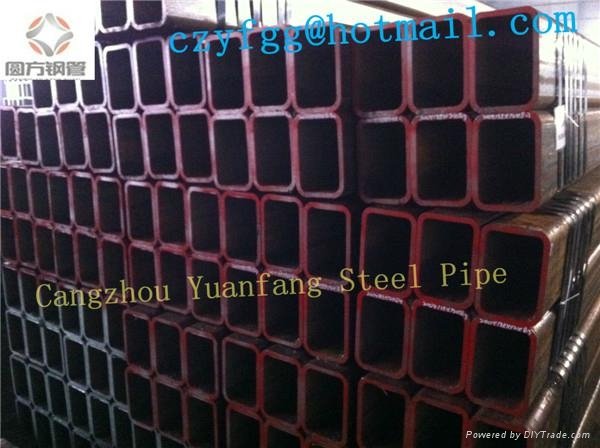 ss400 pipe  rectangular hollow section steel tube