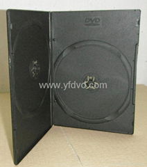 7mm DVD case double black