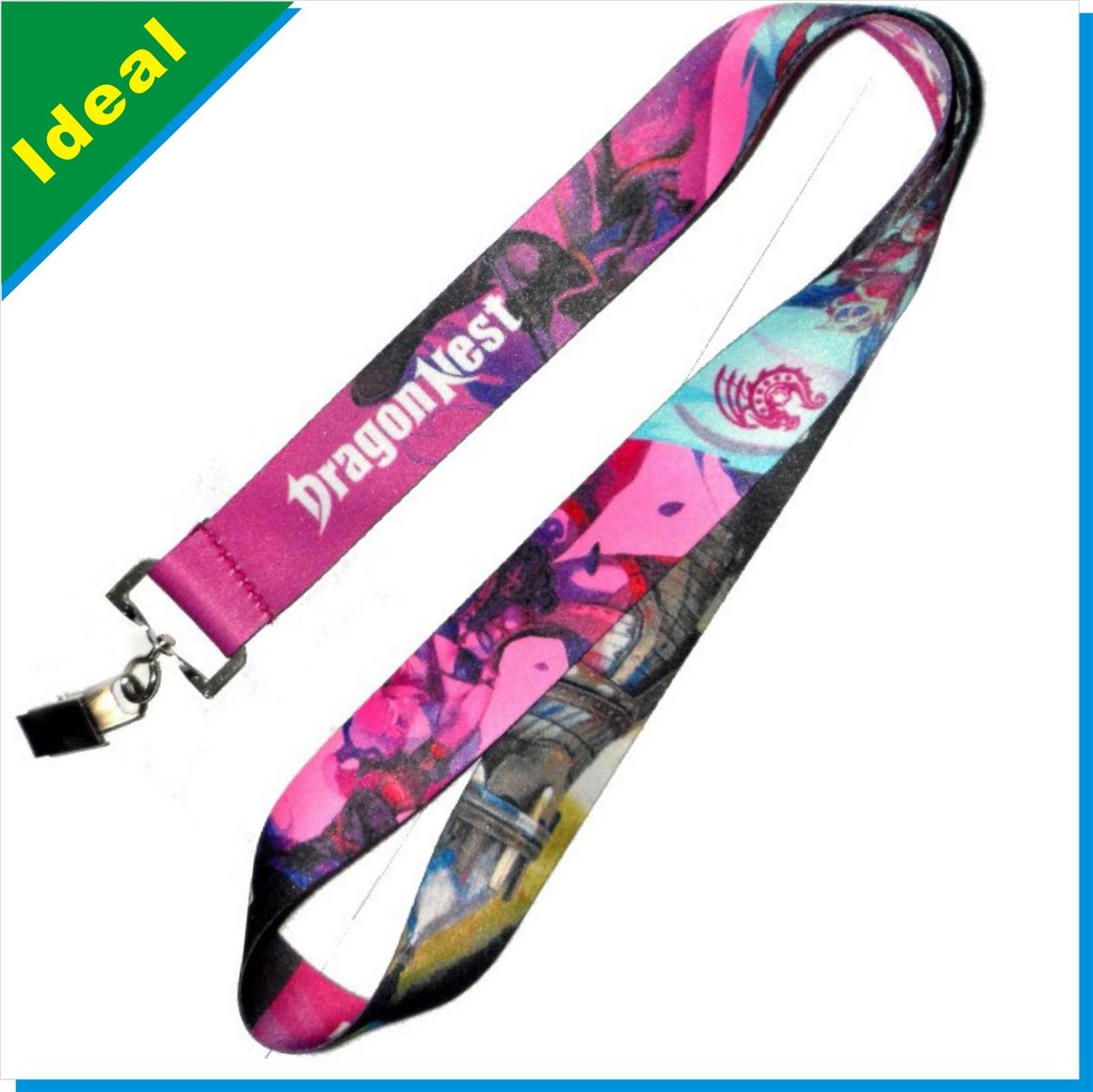 Cheap full color lanyard with customized logo 2