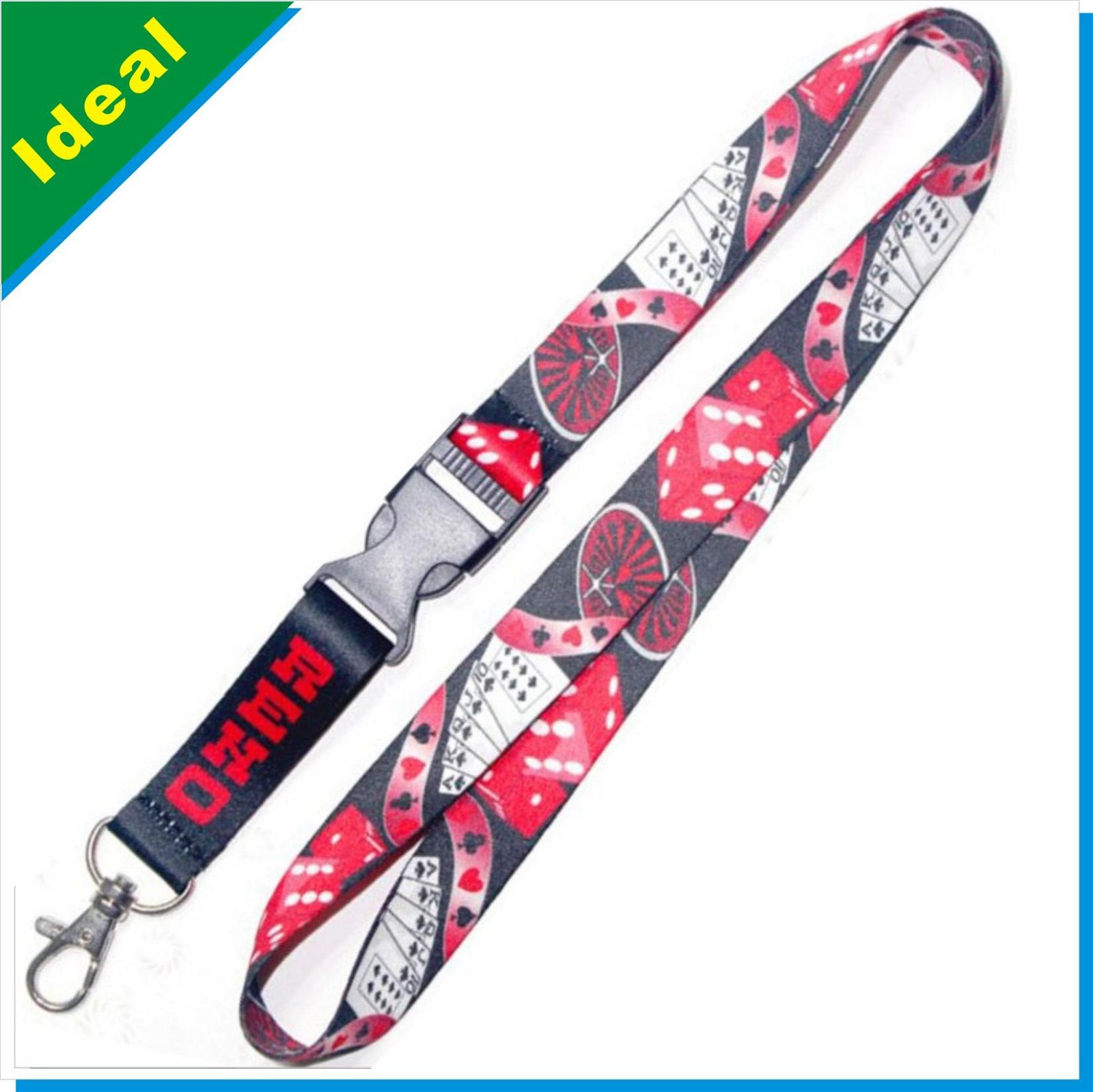 Cheap full color lanyard with customized logo 3