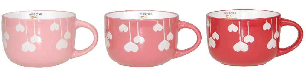 16oz ceramic soup mug