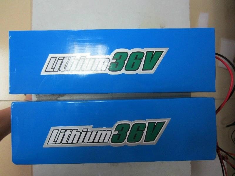 Lithium battery pack 36V 10AH for e-bike made by Samsung 18650