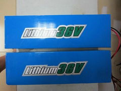 Lithium battery pack 36V 10AH for e-bike made by Samsung 18650