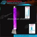 Modern Decorative acrylic LED lighted  Water Bubble Column For Sale 2