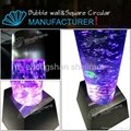 Modern Decorative acrylic LED lighted  Water Bubble Column For Sale 4